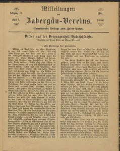 Titelblatt der Ausgabe 1901 II