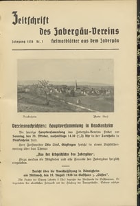 Titelblatt der Ausgabe 1936 III
