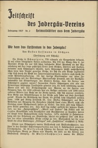 Titelblatt der Ausgabe 1937 II