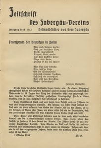 Titelblatt der Ausgabe 1939 III