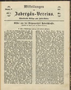 Titelblatt der Ausgabe 1901 III