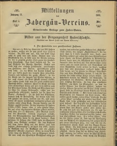 Titelblatt der Ausgabe 1901 V