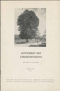 Titelblatt der Ausgabe 1958 II
