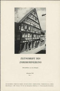 Titelblatt der Ausgabe 1959 I