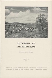 Titelblatt der Ausgabe 1962 IV