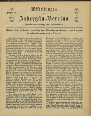 Titelblatt der $ausgabe