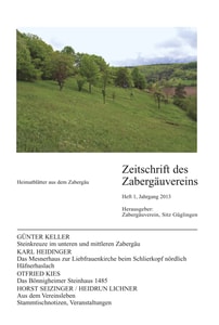 Titelblatt der Ausgabe 2013 I