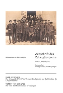 Titelblatt der Ausgabe 2015 III+IV