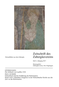 Titelblatt der Ausgabe 2017 II