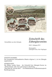 Titelblatt der Ausgabe 2019 II