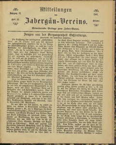 Titelblatt der Ausgabe 1901 X
