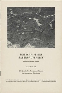 Titelblatt der Ausgabe 1972 Sonderheft_Mai