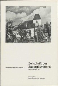 Titelblatt der Ausgabe 1979 I