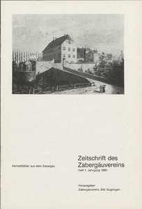 Titelblatt der Ausgabe 1980 I