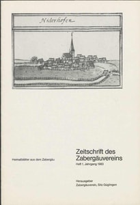 Titelblatt der Ausgabe 1983 I