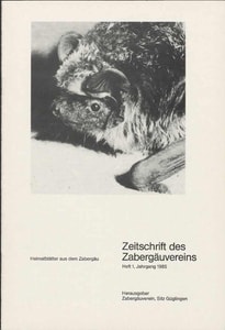Titelblatt der Ausgabe 1985 I