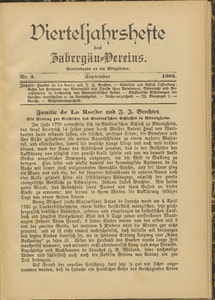 Titelblatt der Ausgabe 1902 III