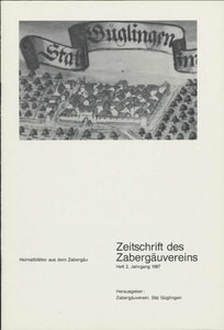 Titelblatt der Ausgabe 1987 II