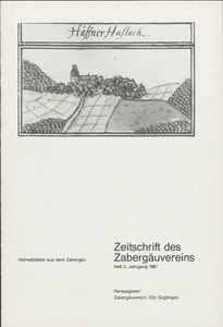 Titelblatt der Ausgabe 1987 III