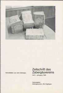 Titelblatt der Ausgabe 1999 I