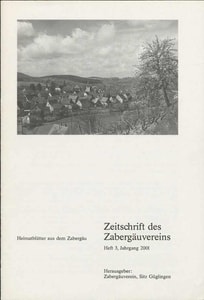 Titelblatt der Ausgabe 2001 III