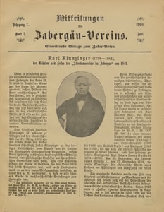 Titelblatt der Ausgabe 1900 II