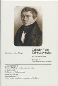 Titelblatt der Ausgabe 2009 III+IV