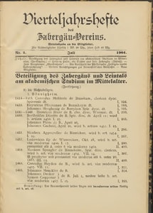 Titelblatt der Ausgabe 1904 III