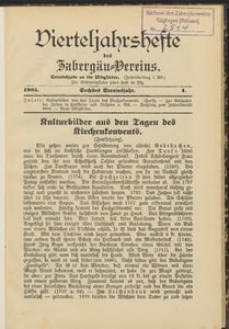 Titelblatt der Ausgabe 1905 I