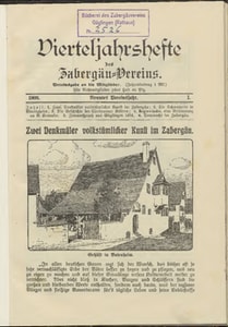 Titelblatt der Ausgabe 1908 I