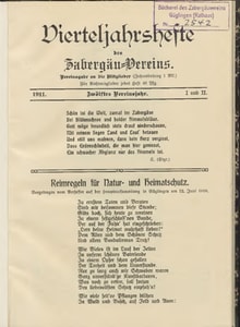 Titelblatt der Ausgabe 1911 I+II