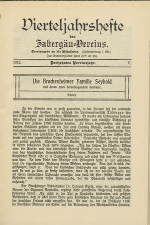 Titelblatt der $ausgabe