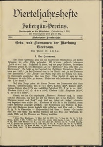 Titelblatt der Ausgabe 1916 II