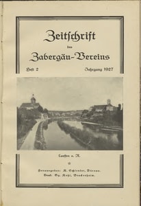 Titelblatt der Ausgabe 1927 II