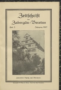 Titelblatt der Ausgabe 1927 III