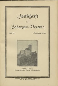 Titelblatt der Ausgabe 1928 IV