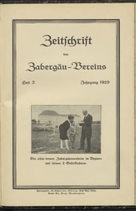 Titelblatt der Ausgabe 1929 III