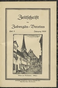 Titelblatt der Ausgabe 1929 IV