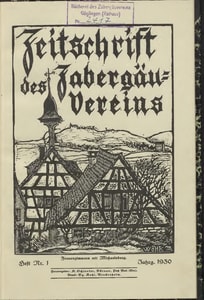 Titelblatt der Ausgabe 1930 I