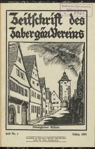 Titelblatt der Ausgabe 1931 I