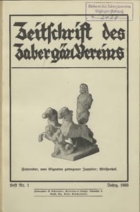 Titelblatt der Ausgabe 1933 I