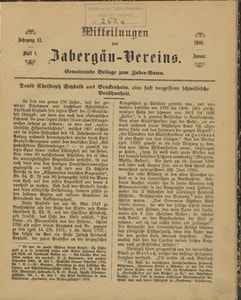 Titelblatt der Ausgabe 1901 I